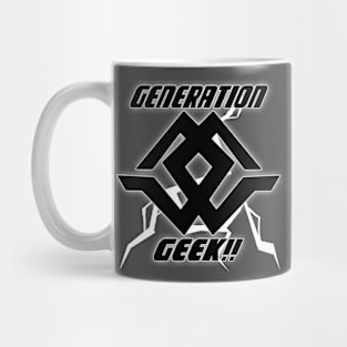 Generation Geek Blackout Dub-G with text & bolt! Mug